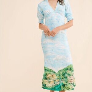 NWT Never Fully Dressed Scenery May Midi Dress